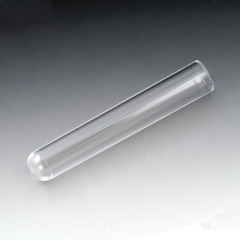 Globe Scientific Test Tube, 13 x 75mm (5mL), PS, 1000/Bag Test Tubes; Plastic Tubes; Round bottom tubes